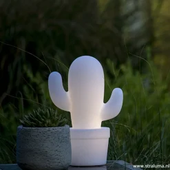 New Straluma Draadloze LED tafellamp cactus wit