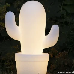 New Straluma Draadloze LED tafellamp cactus wit