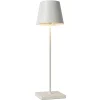 Clearance Straluma Draadloze tafellamp wit met dimbaar LED