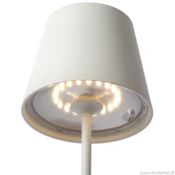 Clearance Straluma Draadloze tafellamp wit met dimbaar LED