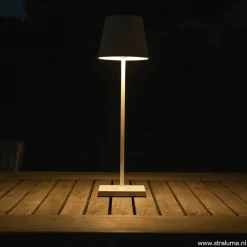Clearance Straluma Draadloze tafellamp wit met dimbaar LED