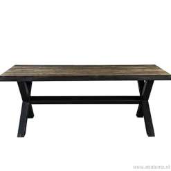 Best Sale Straluma Eettafel Light & Living zink/hout
