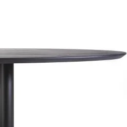 Cheap Straluma Eettafel ovaal zwart eiken met metalen poot 300x120 cm