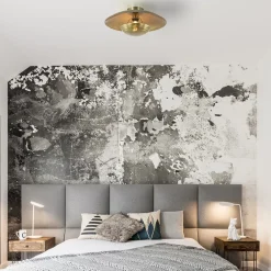 Sale Straluma Elegante plafond/wandlamp antiek brons