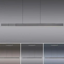 Outlet Straluma Elektrisch verstelbare LED hanglamp grijs dimbaar