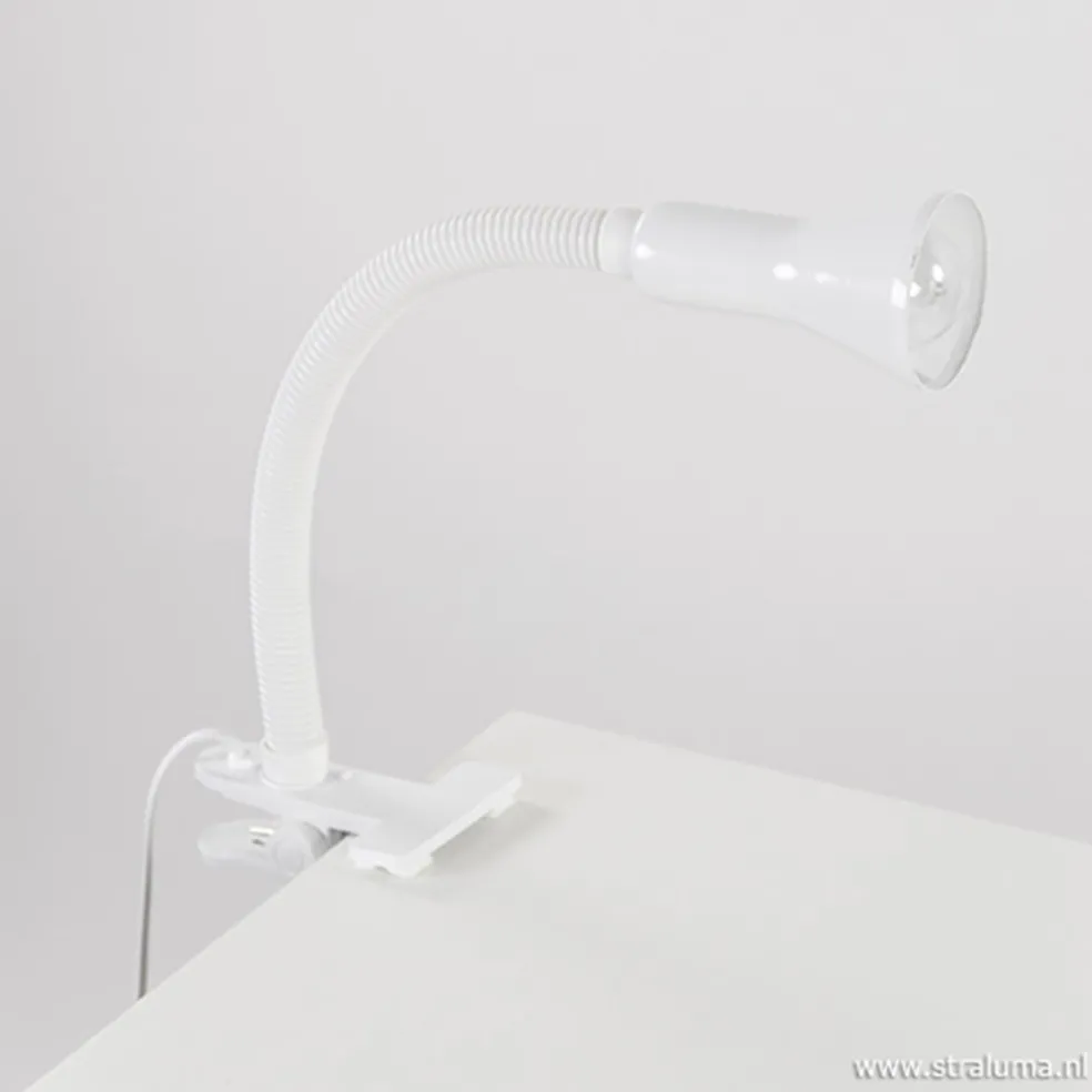 New Straluma Functionele klemlamp wit verstelbaar