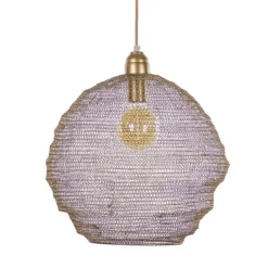 Discount Straluma Gaas hanglamp Nina mat goud