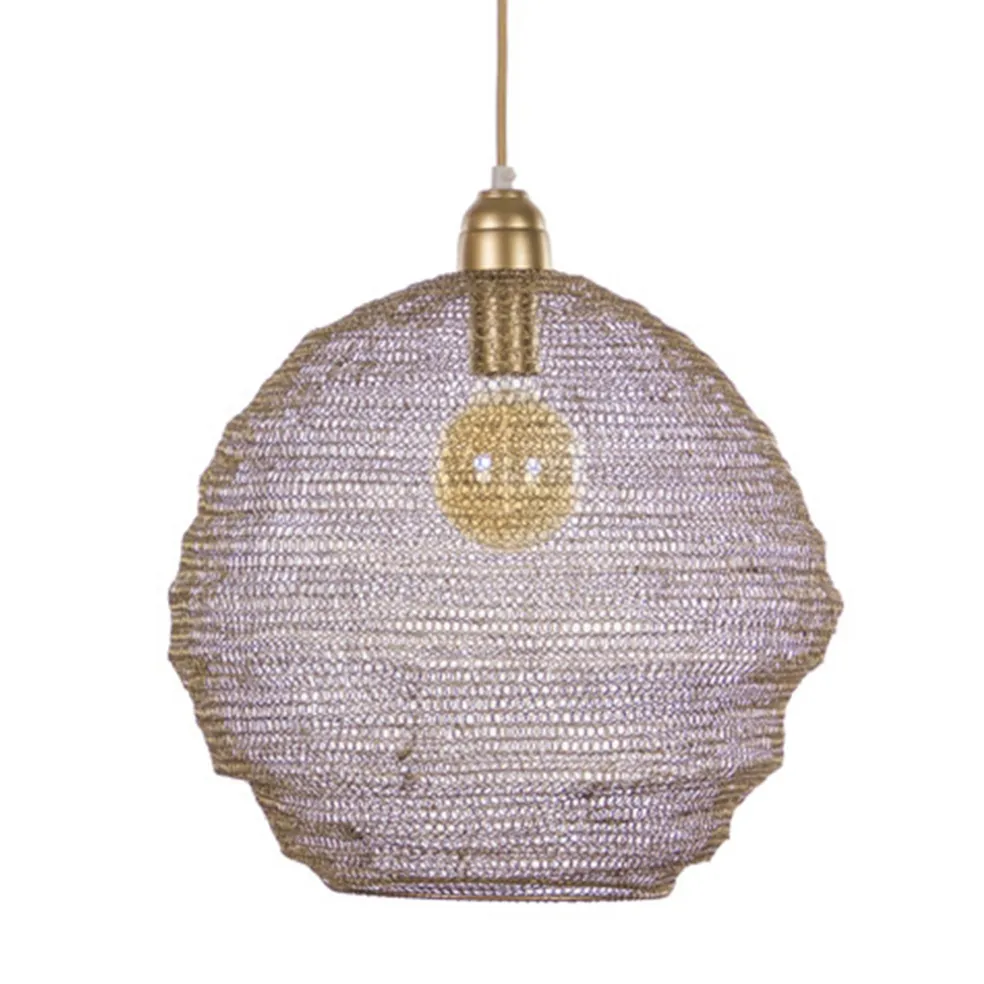 Discount Straluma Gaas hanglamp Nina mat goud