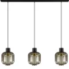 Cheap Straluma Glazen eettafelhanglamp zwart luxury