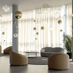 Store Straluma Glazen hanglamp Random Solo frosted wit 28 cm