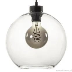 Online Straluma Glazen 3-lichts hanglamp eettafel clear