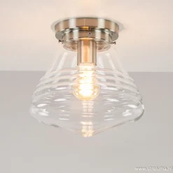 Best Straluma Glazen plafondlamp helder Art Deco