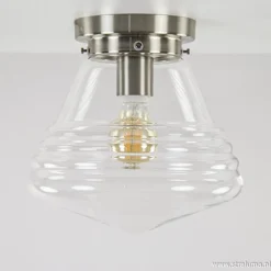 Best Straluma Glazen plafondlamp helder Art Deco