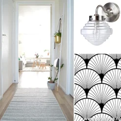 Best Sale Straluma Glazen wandlamp met staal Deco