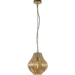 Fashion Straluma Gouden Oosterse hanglamp Micha met ketting Light & Living