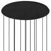 Best Straluma Grote design hanglamp / videlamp zwart Ø100 cm