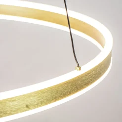 New Straluma Grote design hanglamp LED gouden ring