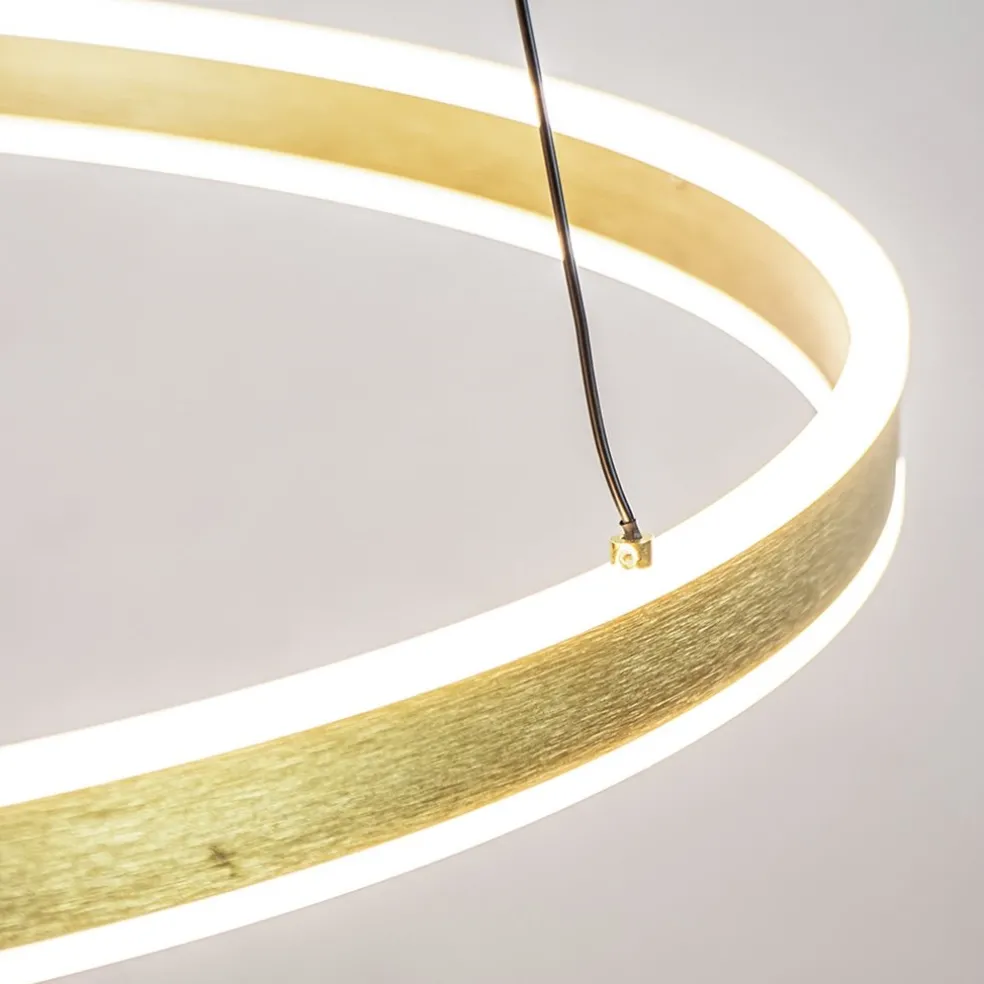 New Straluma Grote design hanglamp LED gouden ring