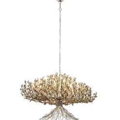 Sale Straluma Grote design hanglamp ovaal oud zilver