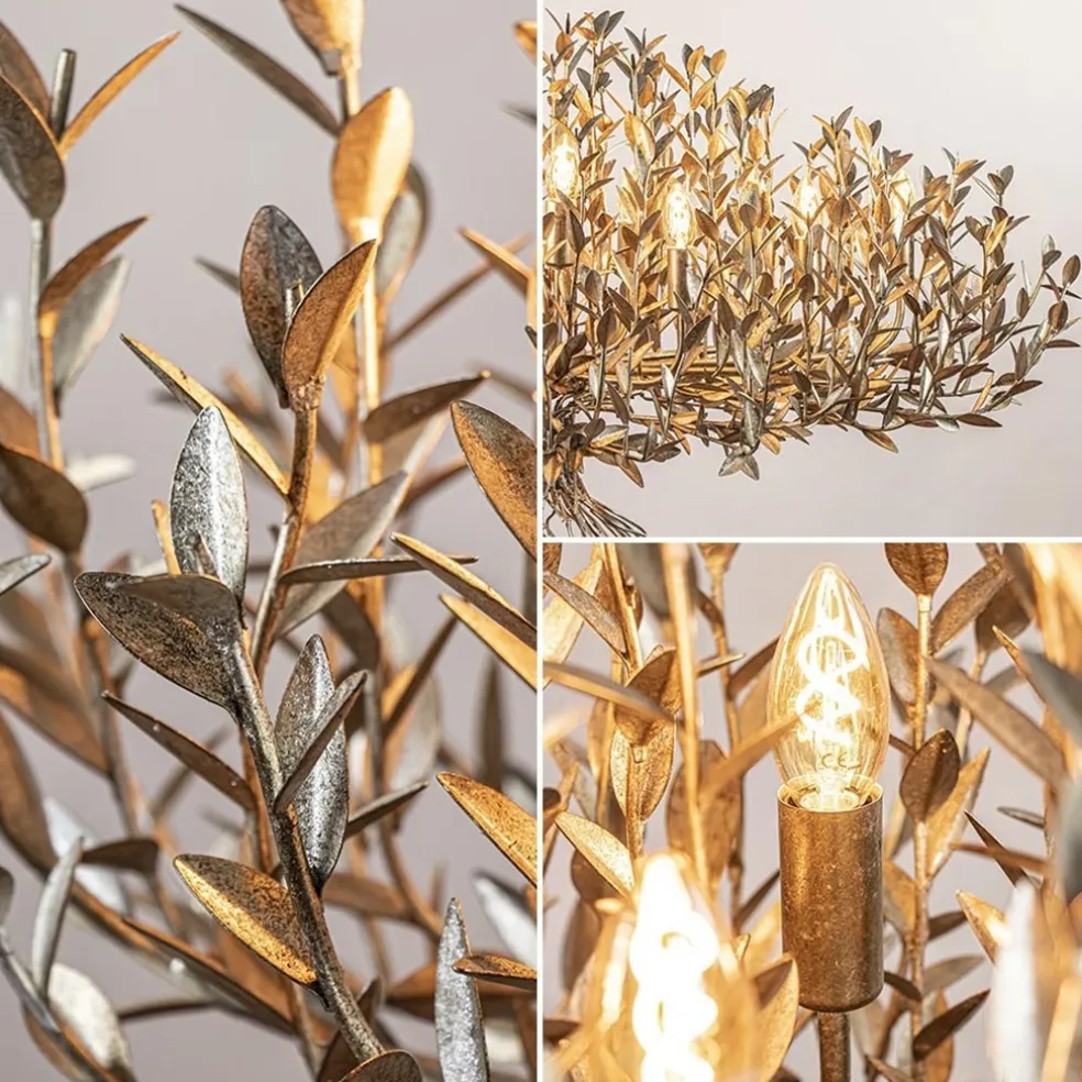 Sale Straluma Grote design hanglamp ovaal oud zilver