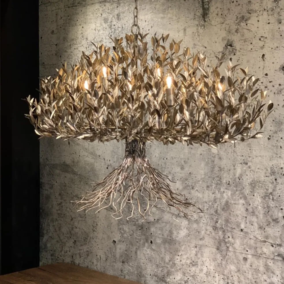 Sale Straluma Grote design hanglamp ovaal oud zilver
