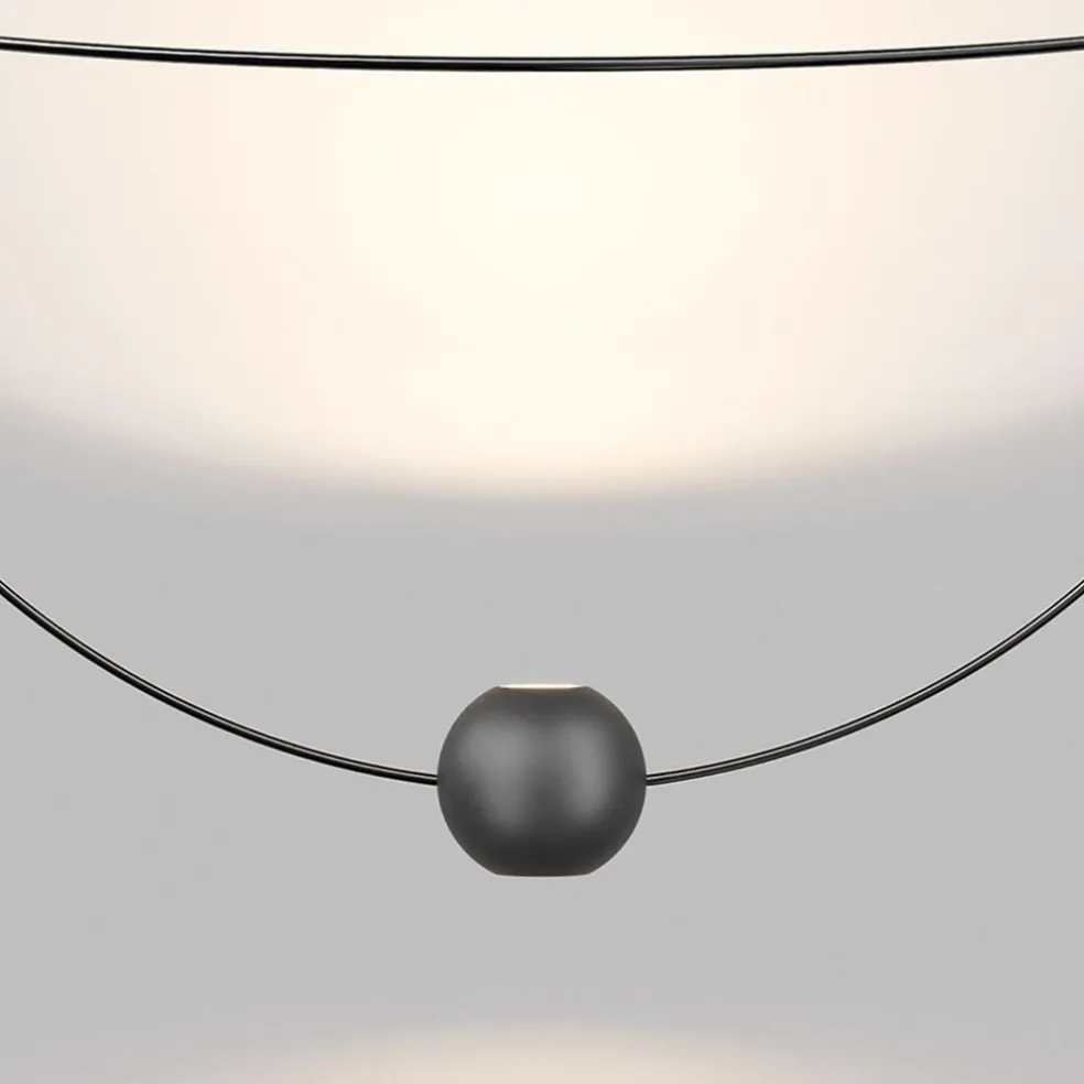 Discount Straluma Grote design hanglamp ring met LED spot