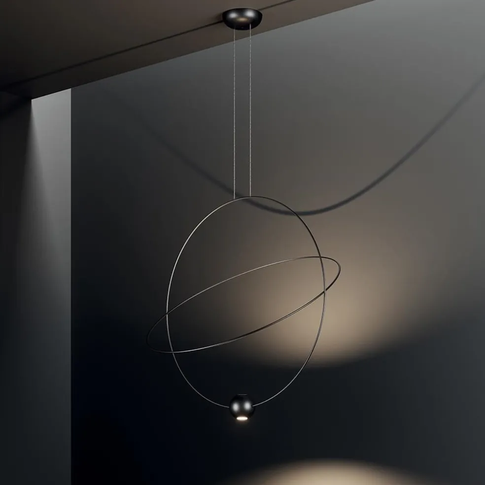 Discount Straluma Grote design hanglamp ring met LED spot