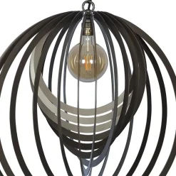 Best Sale Straluma Grote design hanglamp ringen platinum 80 cm