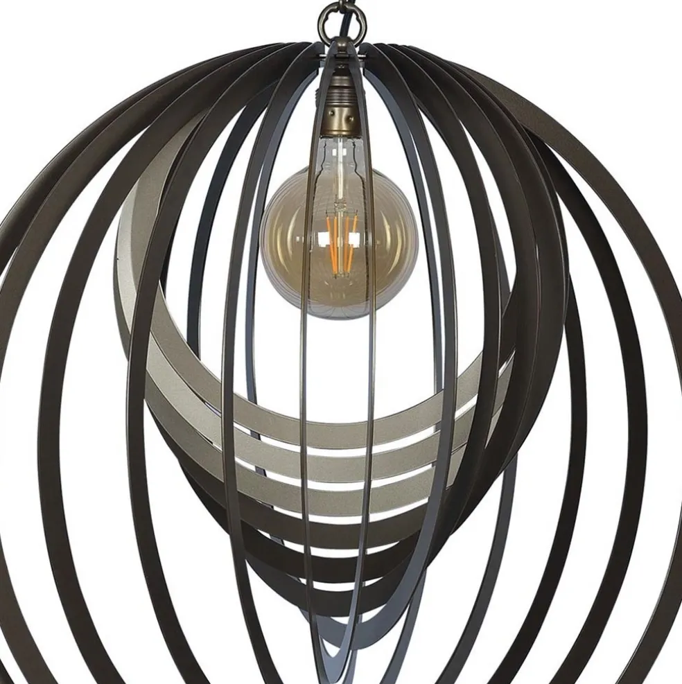 Best Sale Straluma Grote design hanglamp ringen platinum 80 cm