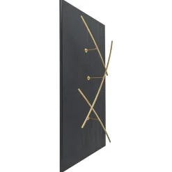 Online Straluma Grote design wandlamp met gouden kapjes