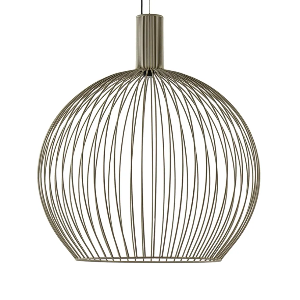 Cheap Straluma Grote eettafelhanglamp draad mat zand