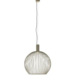 Cheap Straluma Grote eettafelhanglamp draad mat zand