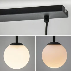 Sale Straluma Grote hanglamp bogen met wit glas