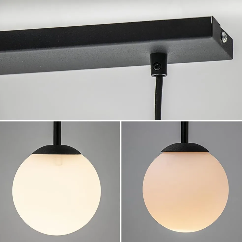 Sale Straluma Grote hanglamp bogen met wit glas