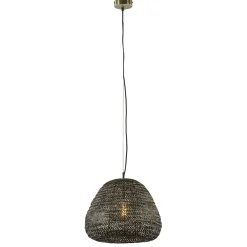 Flash Sale Straluma Grote hanglamp Finou antiek brons met zwart