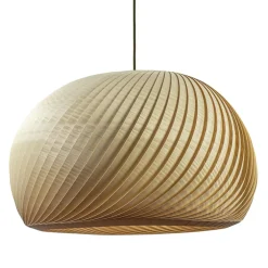 Store Straluma Grote hanglamp hout naturel rond 60 cm