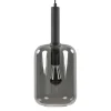 Cheap Straluma Grote hanglamp Lekar zwart met smoke glas