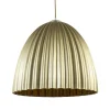 Flash Sale Straluma Grote hanglamp mat goud met relief 50 cm