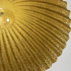 Flash Sale Straluma Grote hanglamp mat goud met relief 50 cm