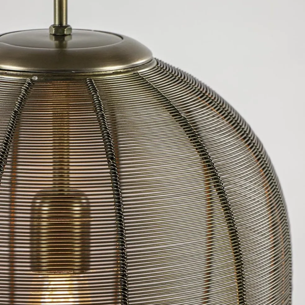 Best Straluma Grote hanglamp Yaelle antiek brons Light and Living