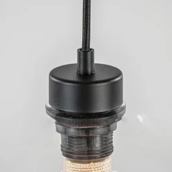 Fashion Straluma Grote hanglamp zwart 11- lichts multipendel helder glas