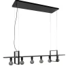 Cheap Straluma Grote hanglamp zwart frame met houten planken