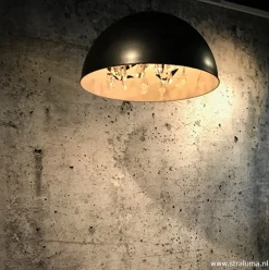 Fashion Straluma Grote koepel hanglamp met kristal Ø90 cm