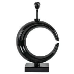 Outlet Straluma Grote lampvoet Maan shiny zwart
