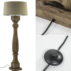 Fashion Straluma Grote lampvoet Robbia weather barn Light and Living