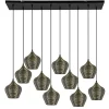 Sale Straluma Grote landelijke hanglamp 10-lichts antiek brons Alvaro