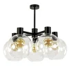 Hot Straluma Grote 5-lichts plafondlamp helder glas