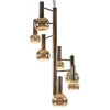 Cheap Straluma Grote 7-lichts Vide hanglamp brons
