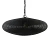 Outlet Straluma Grote Light and Living hanglamp Bahoto mat zwart