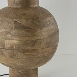 New Straluma Grote Light and Living lampvoet Barumi hout